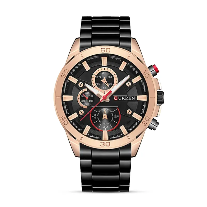 Curren Chronograph Black Dial Men’s Watch | 8275